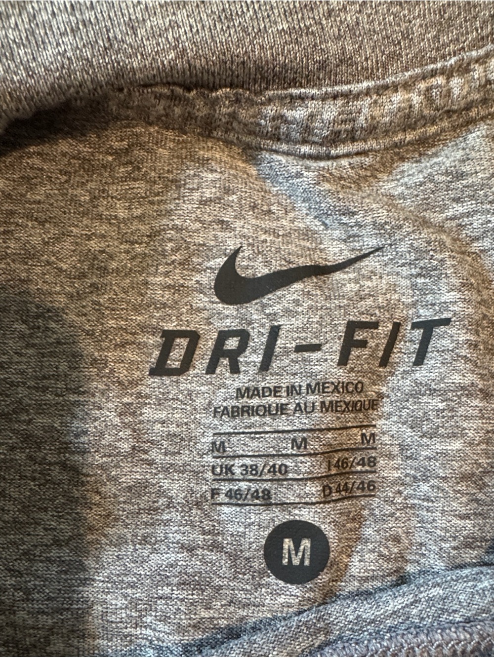 Nike Grey Heather Dri-FIT Athletic Sleeveless Tee